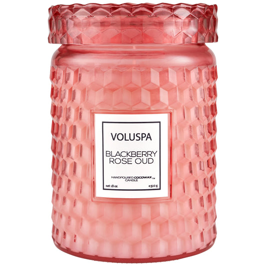 Voluspa - Blackberry Rose Oud - Large Jar Candle