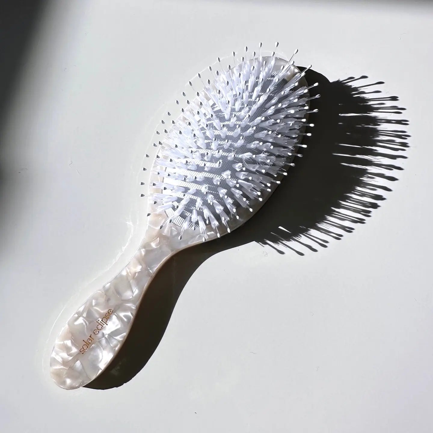 Hand-Painted Acetate 2-1 Daily Hair Brush | Eco-Friendly