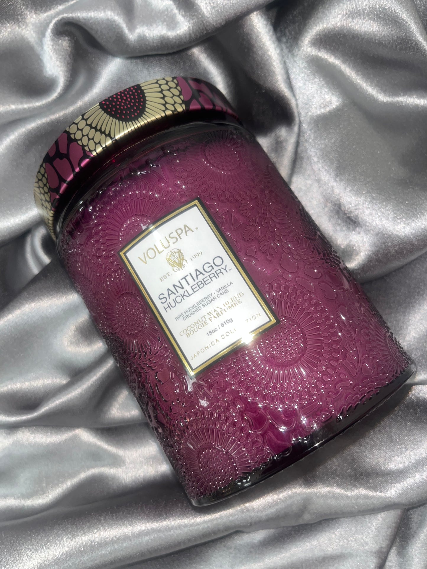 Voluspa - Santiago Huckleberry - Large Jar Candle