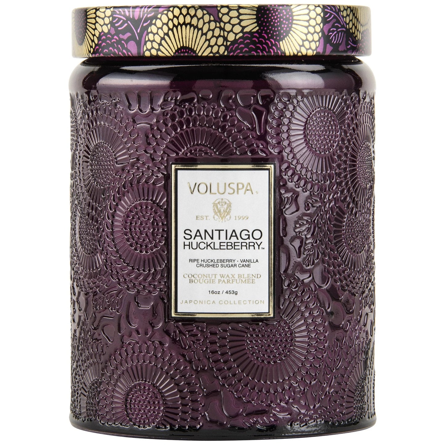 Voluspa - Santiago Huckleberry - Large Jar Candle